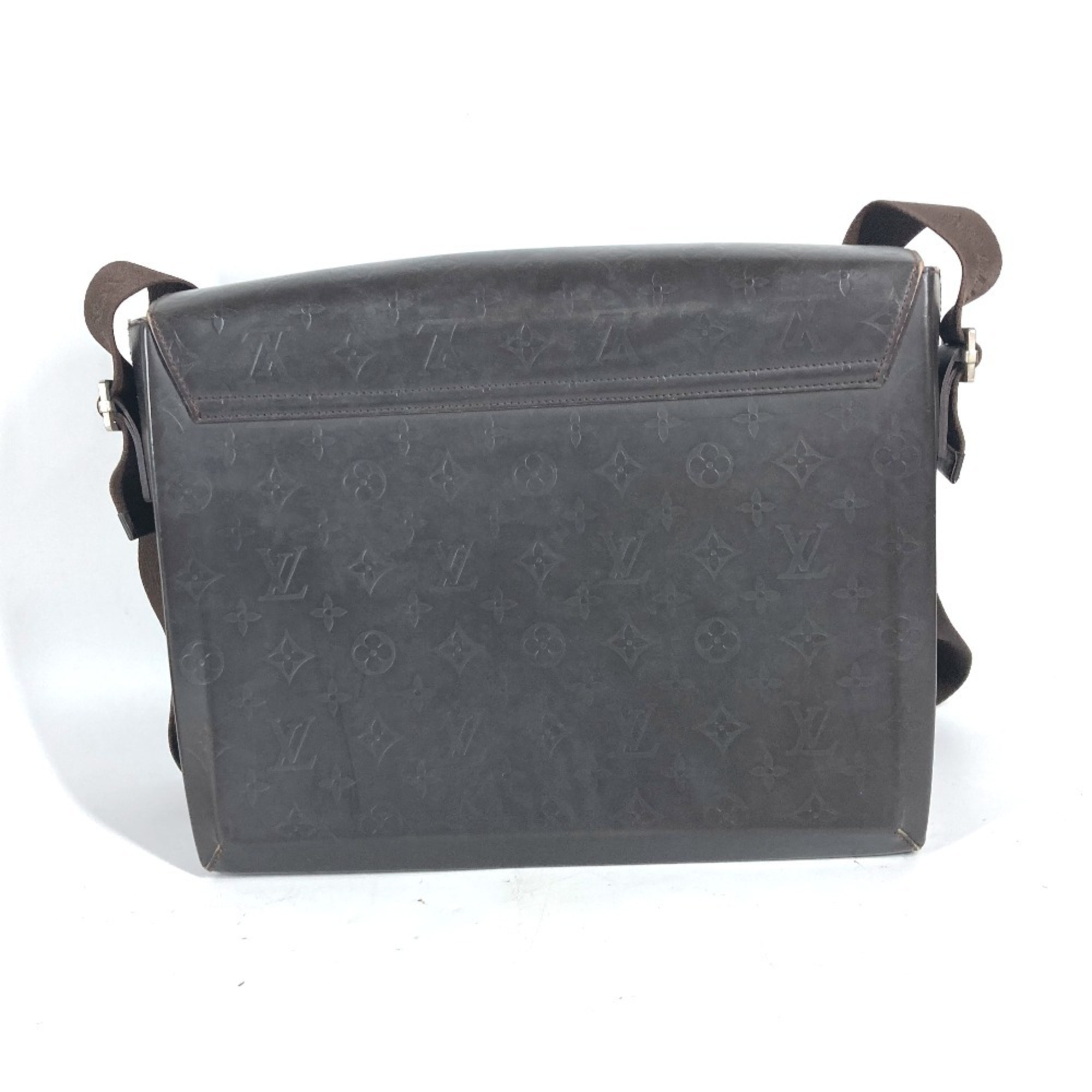 Louis Vuitton Louis Vuitton M46570 Monogram Glace Fonzie Bag Shoulder Leather...